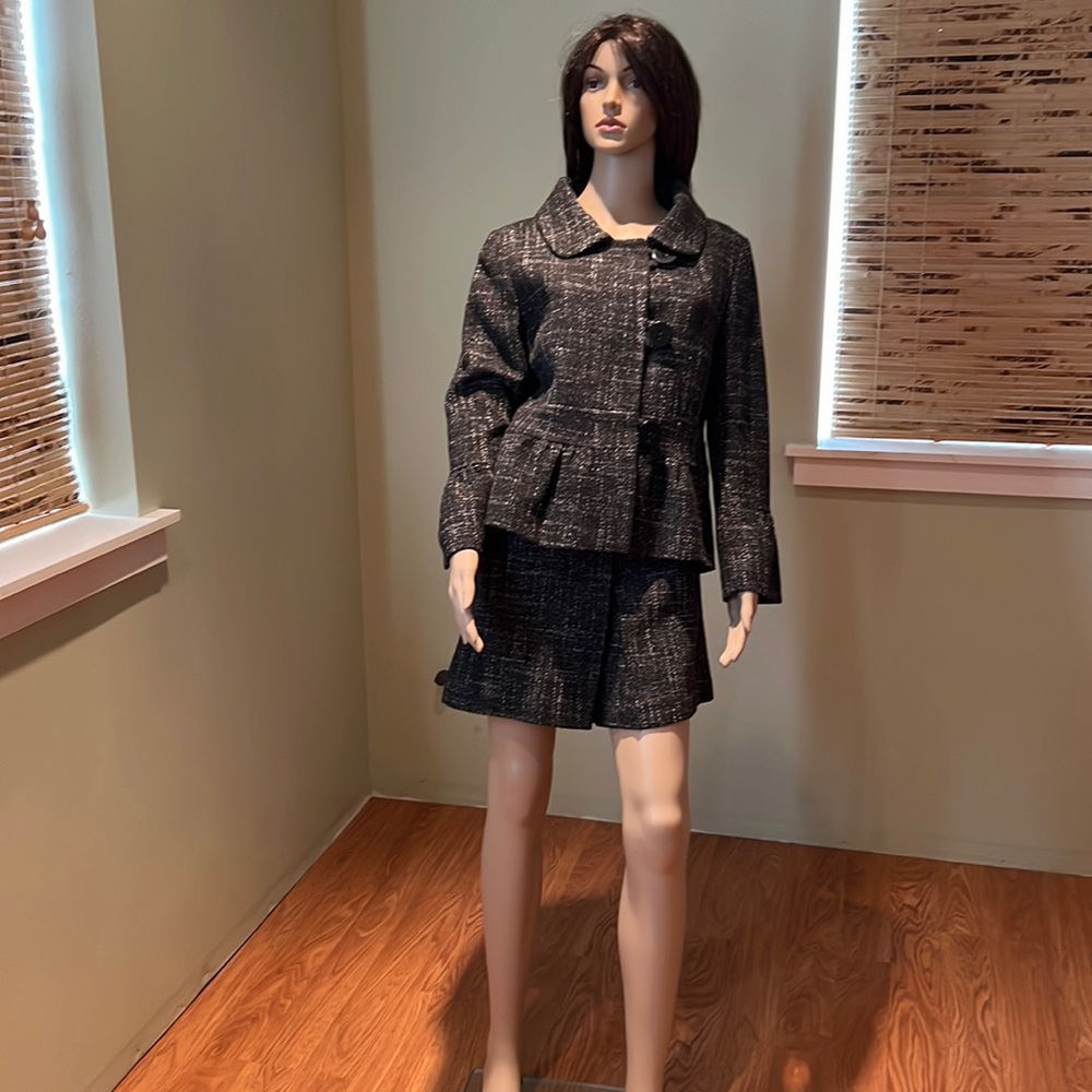 Anthropologie Taikonku 2 Piece Set Skort And Matching Blazer M/L